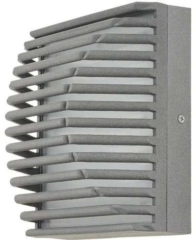 Aplica LED exterior Elbulgaria - Eric, 18W, IP44, 4000K, gri