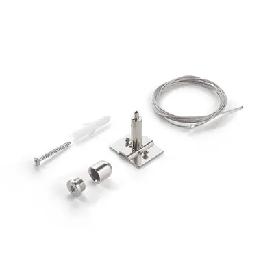 Accesoriu corp de iluminat Ego kit pendant only steel cable 2 mt Alb