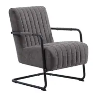 Fotoliu gri închis Trout – Unique Furniture