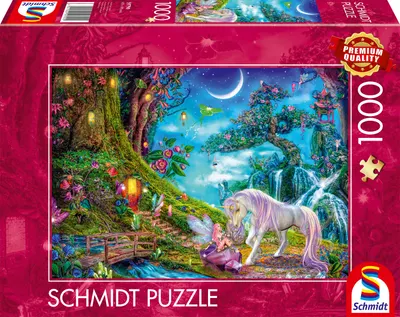 Puzzle Schmidt din 1000 piese - Seara cu lumina lunii
