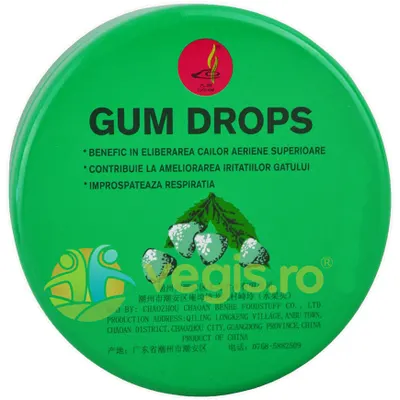 Dropsuri Contra Tusei cu Eucalipt 70g