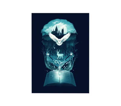 Mini Poster metal - Book of Fantasy by Dan Fajardo