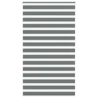 Gossi jaluzea tip zebra gri inchis latime tesatura 130,9 cm poliester