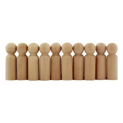 Set 10 figurine din lemn