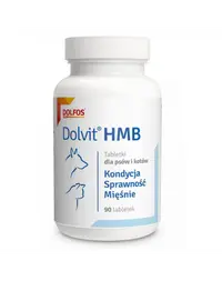 Supliment susținere masă musculară la câini și pisici DOLFOS Dolvit HMB 90 tablete