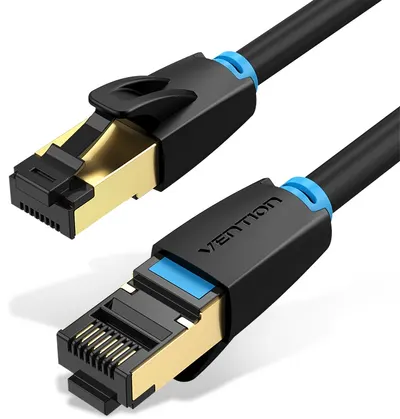 Cablu de rețea Vention - IKABF, RJ45/RJ45, 1m, negru