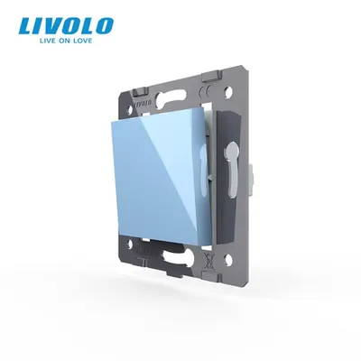 Modul Intrerupator mecanic simplu, 2M Albastru