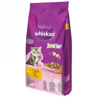 Hrana uscata pentru pisici Whiskas Junior cu pui 14 kg