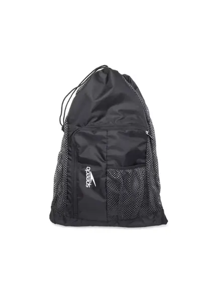 Rucsac Ventilator Deluxe Mesh Bag negru – geanta plasa piscina - uscare rapida - compartiment frontal