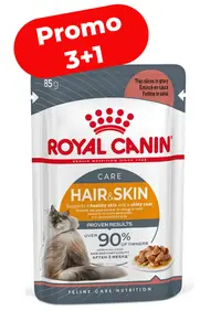 Royal Canin Felin Plic Hair &amp; Skin Gravy 85 g Promo 3+1