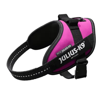 Ham JK9 IDC Power, roz inchis, reflectorizant, dimensiuni 49-67 cm, pentru caini cu greutate de 7-15 kg