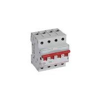 Separator modular - 4P 400 V~ - 100 A - rosu handle