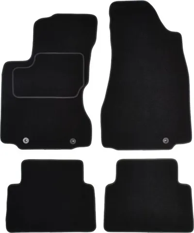 Covorase auto (set, velur, 4 bucati, culoare negru) NISSAN X-TRAIL intre 2007-2013