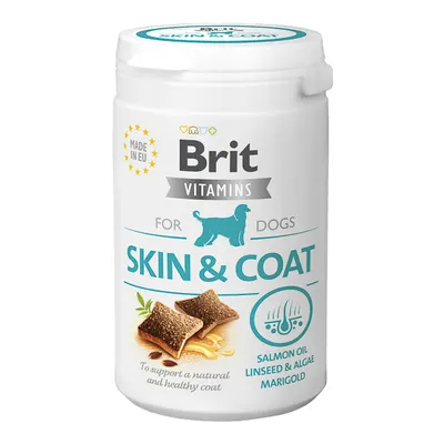Brit Vitamins Skin & Coat, recomepse pentru piele si blana caini, 150 g