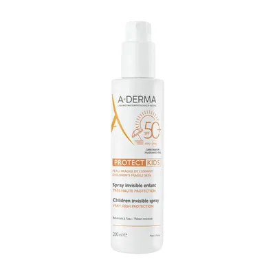 Spray protectie solara pentru copii SPF 50+ A-Derma Protect Kids 200 ml