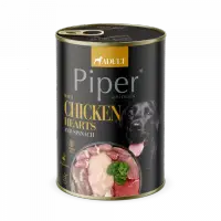 Conserva pentru caini Piper Adult cu inimi de pui spanac 400 gr