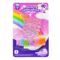 Breloc DIY Genie Pets – model Bufniță – pictură cu cristale colorate, Activitate creativă pentru copii 3+, Whimsy Workshop