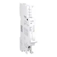 Acti9 A9N, Contact auxiliar, OF, 1 C/O, 100mA-6A, 24-415V C.A., 24-130V C.C., conexiune pe jos