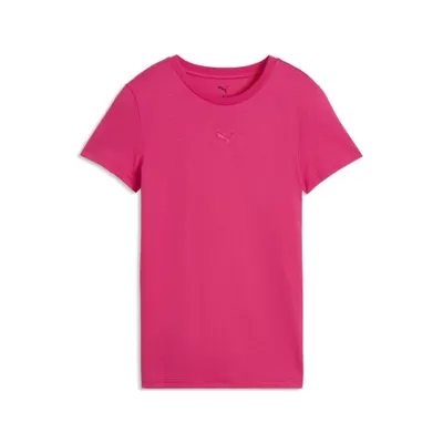 Tricou alergare femei logo brodat, bej PUMA