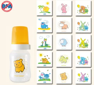 Biberon polipropilena Canpol BPA 0% 120 ml 0+