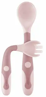 Set de tacâmuri flexibile Reer - roz