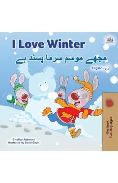 I Love Winter (English Urdu Bilingual Book for Kids)