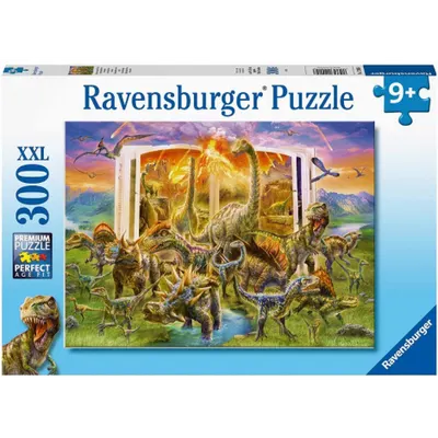 Puzzle Cartea Dinozaurilor, 300 Piese