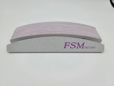 Set 10 Bucati Pila Unghii Semiluna FSM 180/240 - PFSM180/240