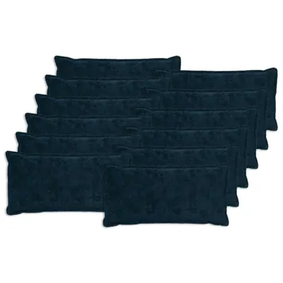 vidaXL Husă pentru pernă 12 buc. HOUTEN Albastru marin 40 x 80 cm