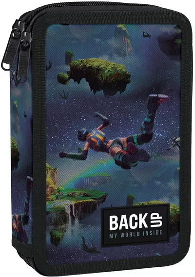 Neceser cu accesorii BackUp DW - Weightlessness, 2 fermoare