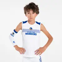Maiou termic Baschet NBA Golden State Warriors 500 Alb Copii