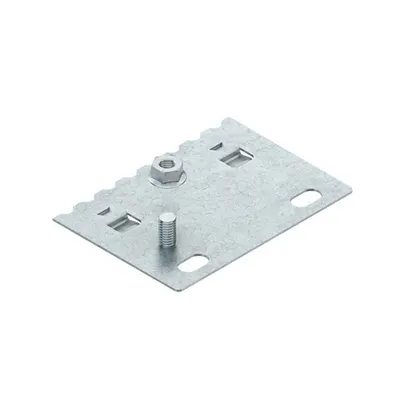 Placa de fixare a benzii de bariera cu surub filetat M6 RTPH 50 M6