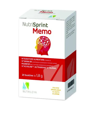 Nutrisprint Memo, 20 plicuri, Nutrileya