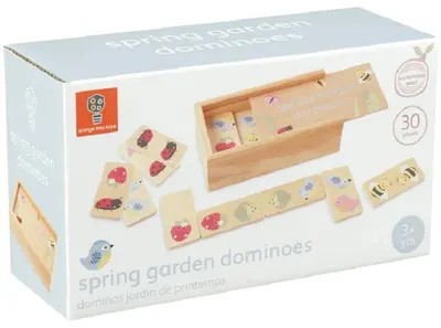 Domino din lemn Orange Tree Toys - Grădină
