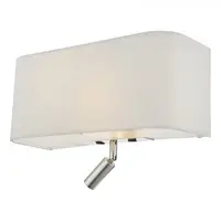 Aplica Ronda 3 Light Wall Light Ivory With LED Reading Light