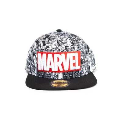 Șapcă reglabilă, pentru băieți, Marvel - Classic Red and White, 19x16x11 cm, brand Difuzed
