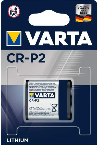 Baterie litiu VARTA - CR-P2, 6V, 1 buc.