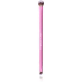 BrushArt Double Duty Eyeliner & Eyeshadow brush pensulă pentru farduri de ochi și pentru eyeliner fata-verso