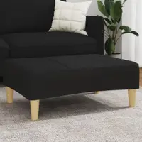 Gossi taburet, negru, 77x55x31 cm, material textil