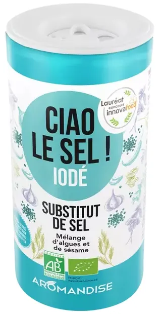 Înlocuitor de sare obișnuită cu iod, 70 g, Aromandise