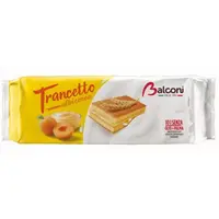 Prajitura Balconi Trancetto Albicocca cu Caise, 28 g, 10 bucati Engros