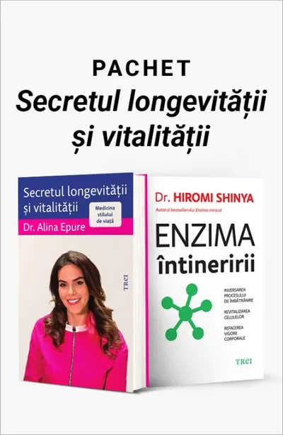 Pachet Secretul longevității și vitalității. Secretul longevității si vitalitații/Enzima întineririi