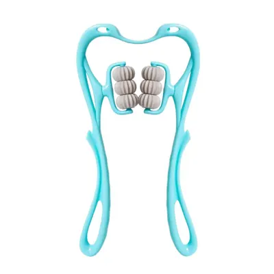 Unisex fitness rola masaj pentru gat si cervical rigid manual X-sport Albastru