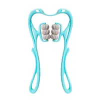 Unisex fitness rola masaj pentru gat si cervical rigid manual X-sport Albastru