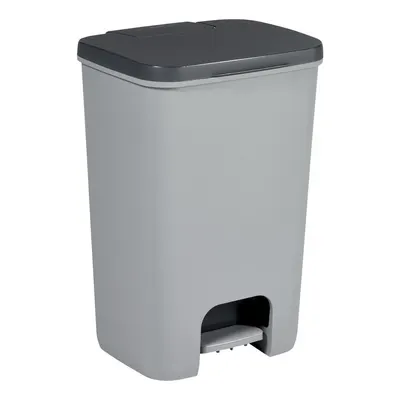 Coș de gunoi gri cu pedală din plastic 40 l Essentials – Curver