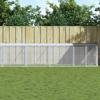 Gossi cotet pui cu acoperis, antracit, 1003x98x90 cm, otel galvanizat