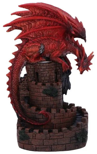Cădelniţă Nemesis Now Fantasy: Dragons - Crimson Keep (Red Dragon), 22 cm
