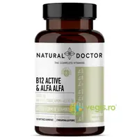 B12 Active & Alfa Alfa Complex pentru Functionarea Normala a Sistemului Nervos 120cps
