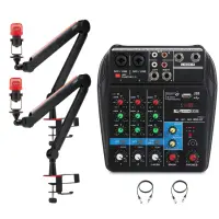 Kit Podcast 2 persoane mixer 4 canale - Default Title