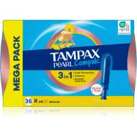 Tampax Pearl Compak Regular tampoane cu aplicator 36 buc